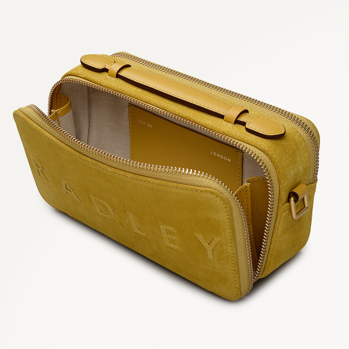 Ochre Micro Zip Around Cross Body | Calvert Road AW25 | Radley London