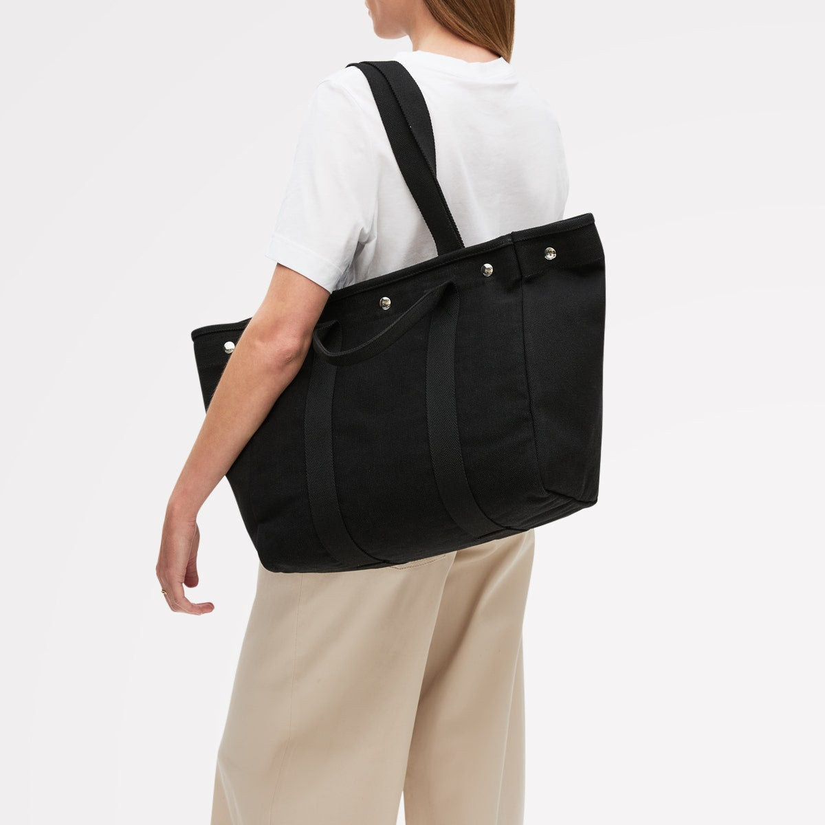 Black Large Open Top Tote | Hadleigh Place AW25 | Radley London