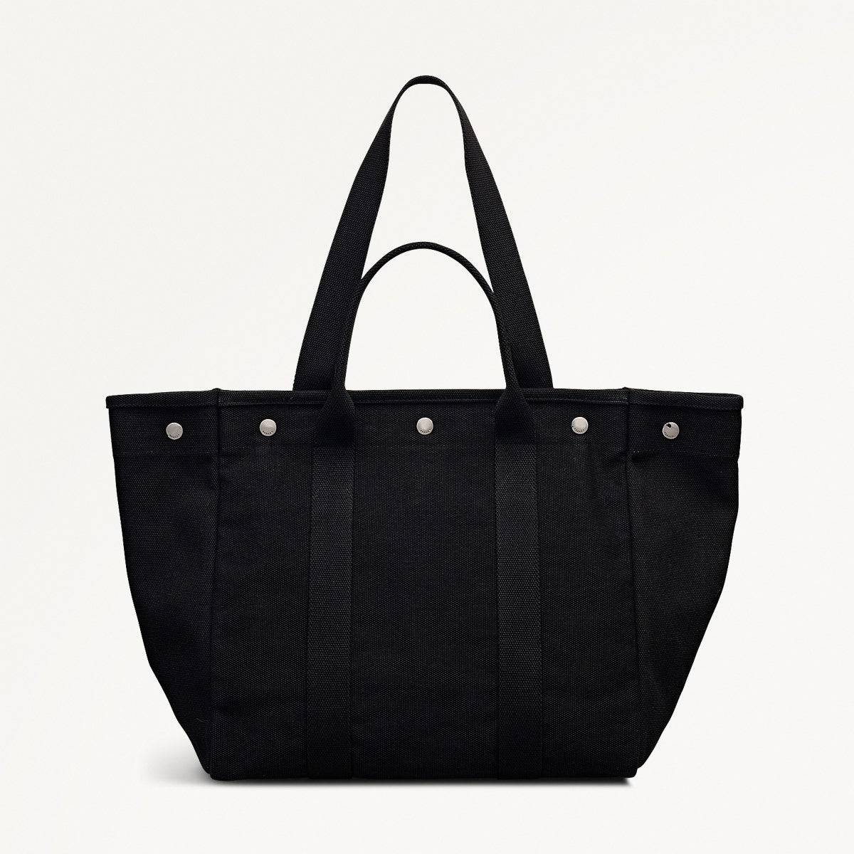 Hadleigh Place Fabric Large Open Top Tote Bag in Black - 112212