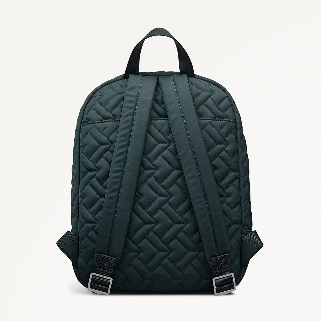 Holland Park Fabric Medium Zip Around Backpack in Teal - 112214