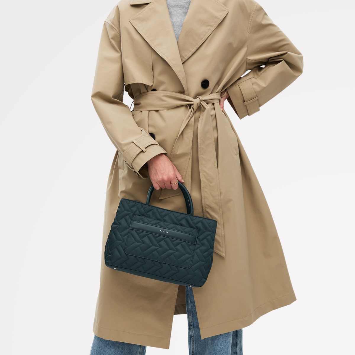 Teal Medium Ziptop Grab | Holland Park AW25 | Radley London