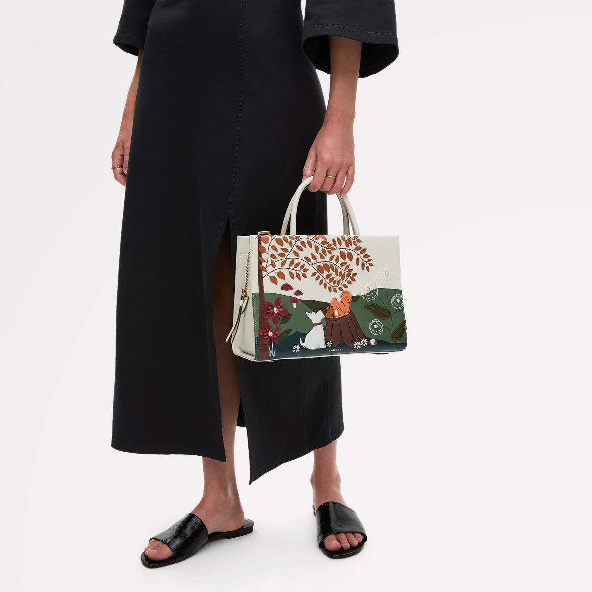 Snow Medium Ziptop Grab | Autumn Leaves AW25 | Radley London