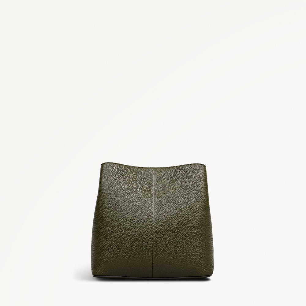 Dukes Place Leather Medium Compartment Cross Body Bag in Pine Needle - 112230