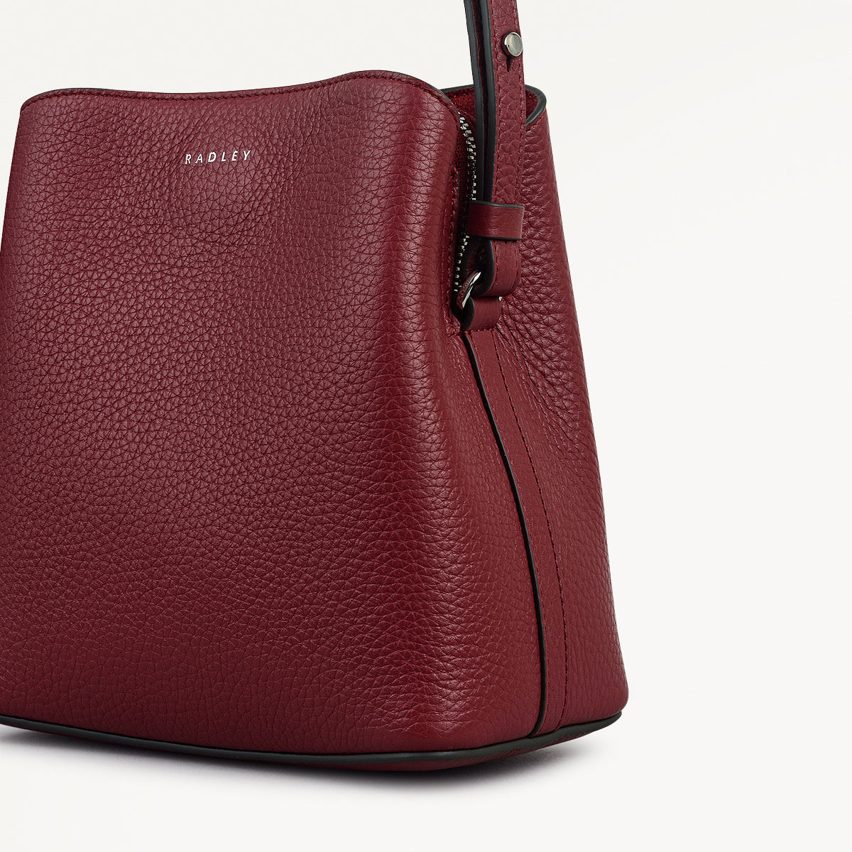 Chalk Leather Small Crossbody Bag | Dukes Place Collection AW25