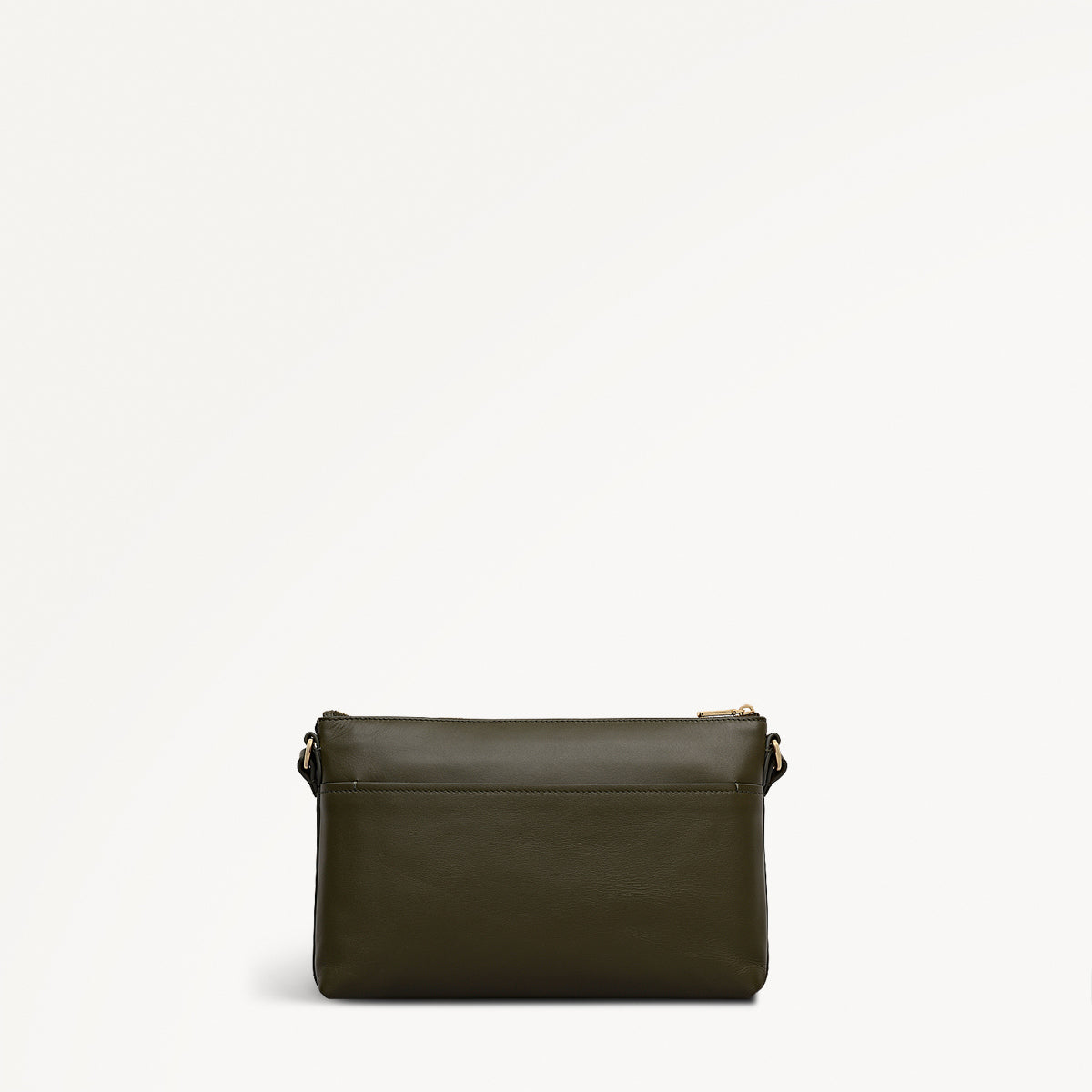 Pockets Leather Medium Ziptop Ew Cross Body Bag in Pine Needle - 112236