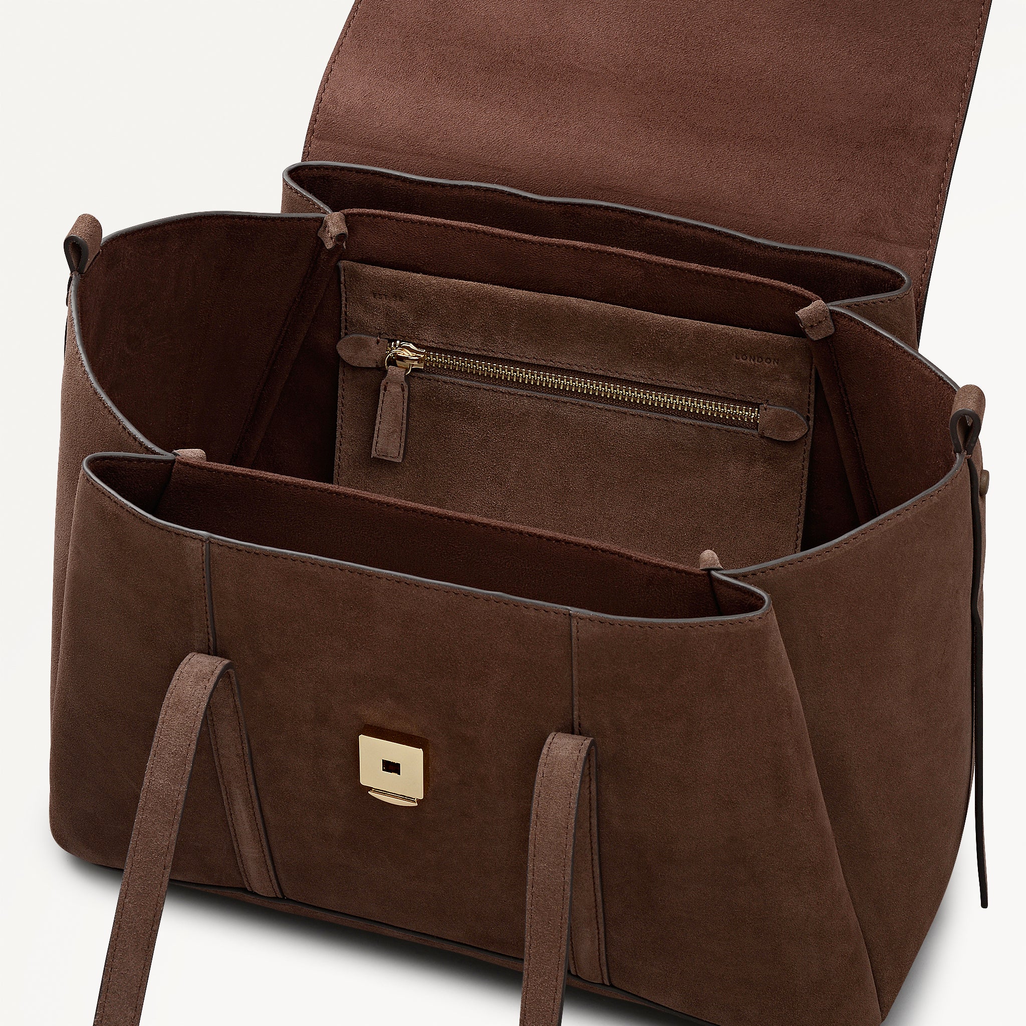 Coffee Medium Flapover Shoulder | The Chancery AW25 | Radley London
