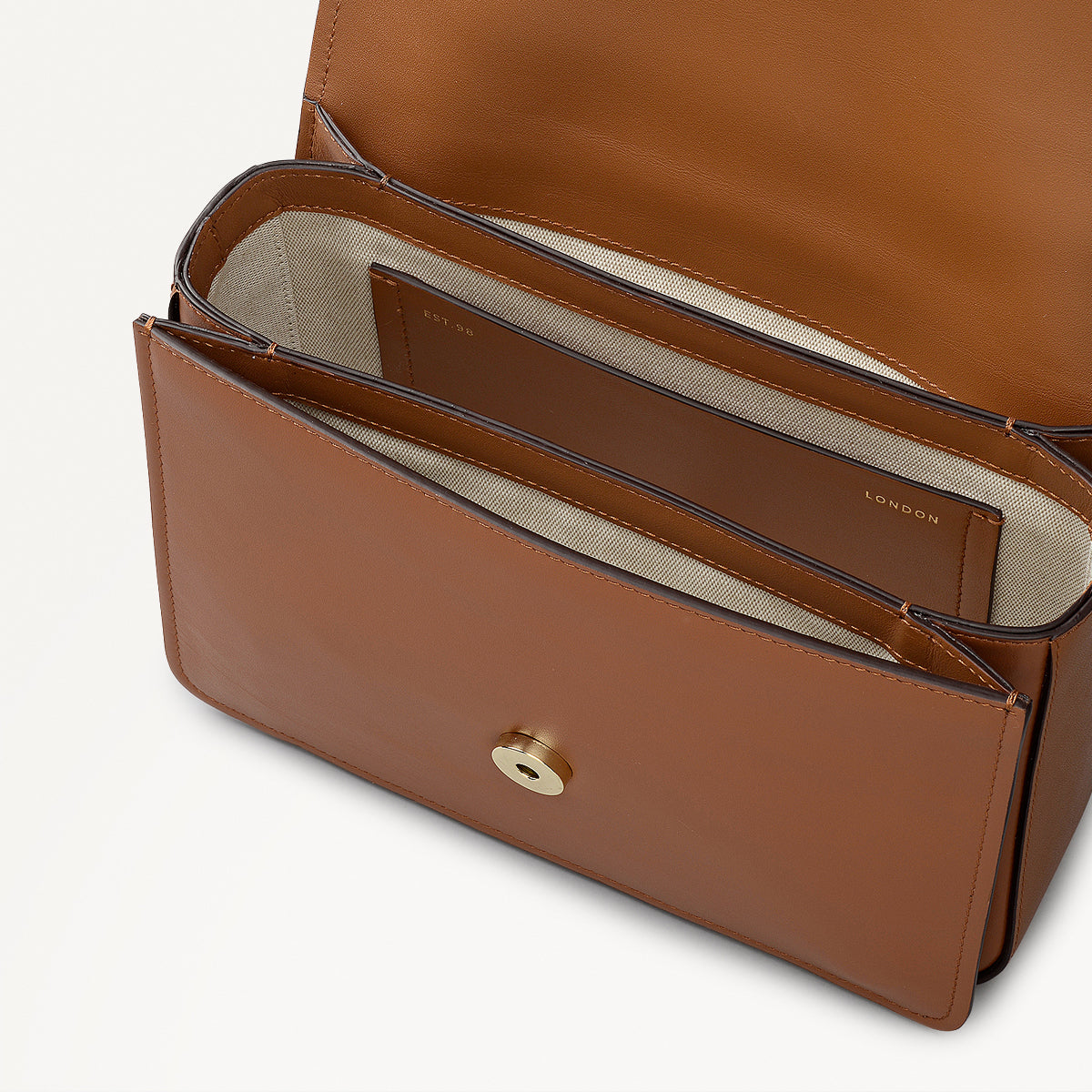 Toffee Small Flapover Shoulder | The Belsize AW25 | Radley London