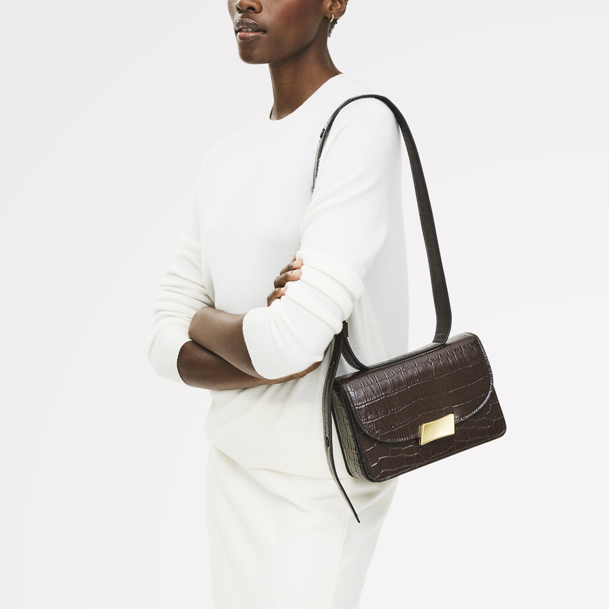 Dark Oak Small Flapover Shoulder | The Belsize AW25 | Radley London