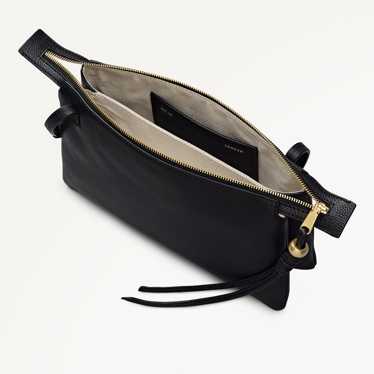Black Medium Ziptop Cross Body | The Romilly AW25 | Radley London