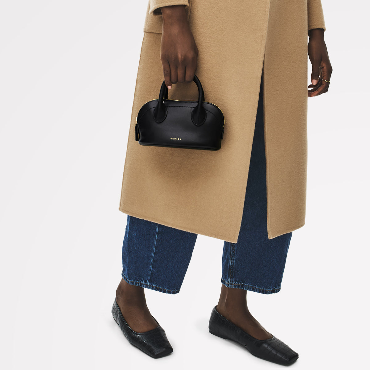 Black Micro Ziptop Grab Bag | The Muriel AW25 | Radley London