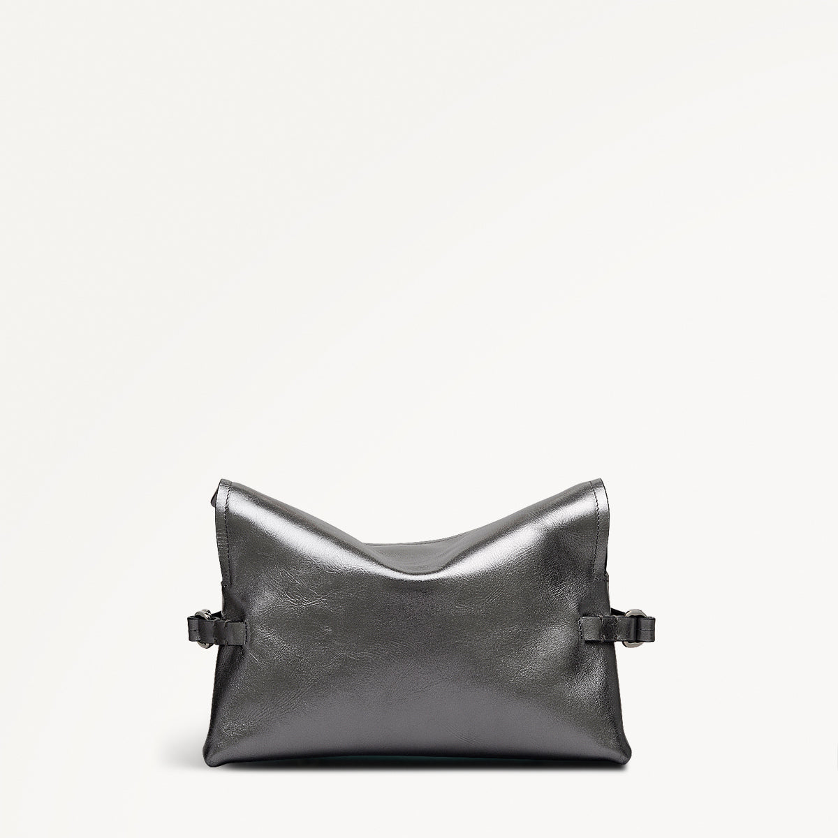 Silver Medium Flapover Clutch Bag | Fleet Street AW25 | Radley London