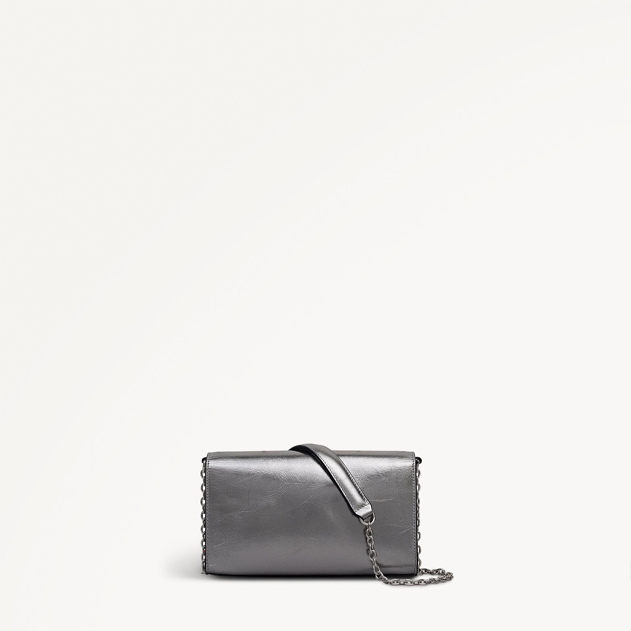 Silver Micro Flapover Cross Body Bag | The Rathbone AW25 | Radley