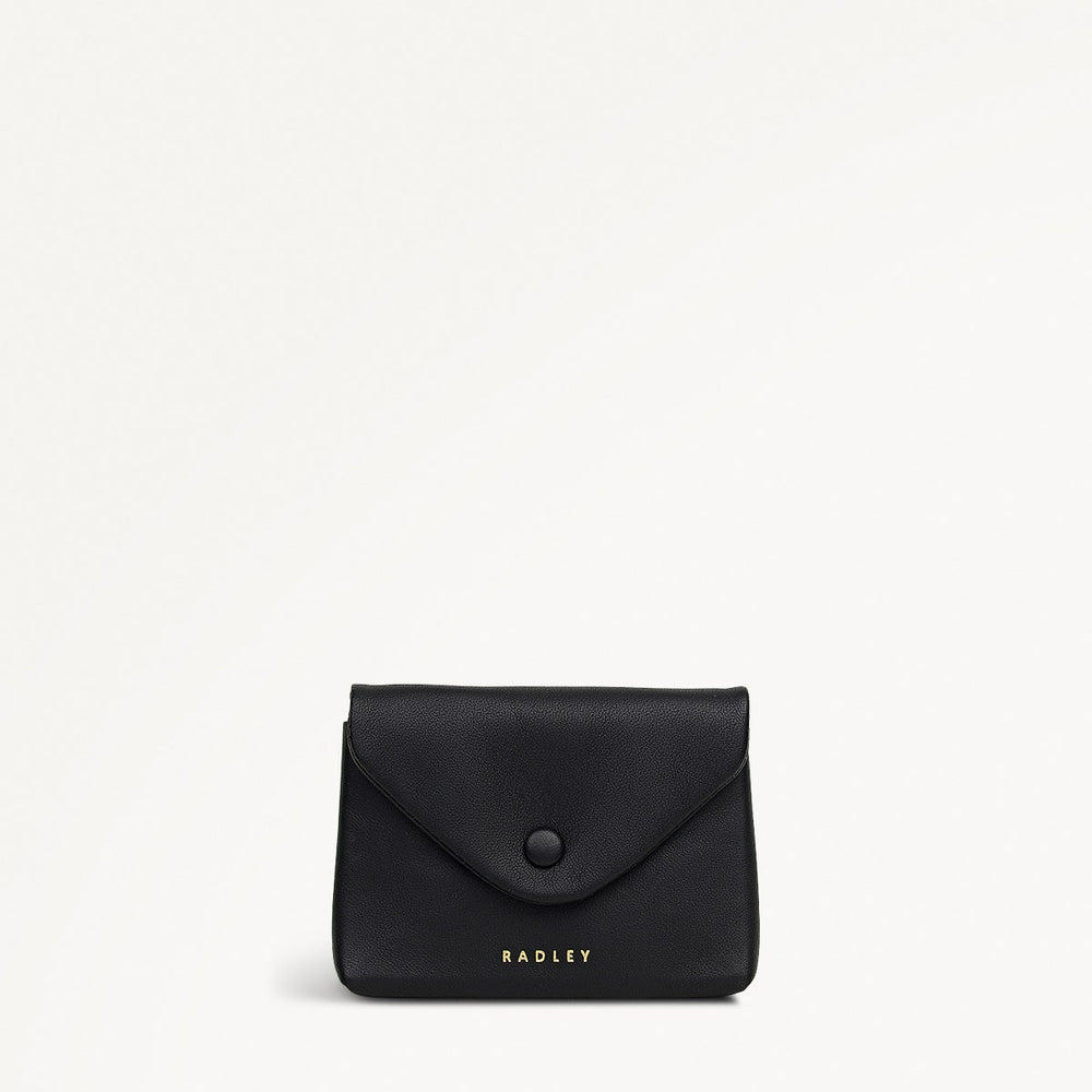 Mallow Street Small Ziptop Coin Wallet in Black - 112343