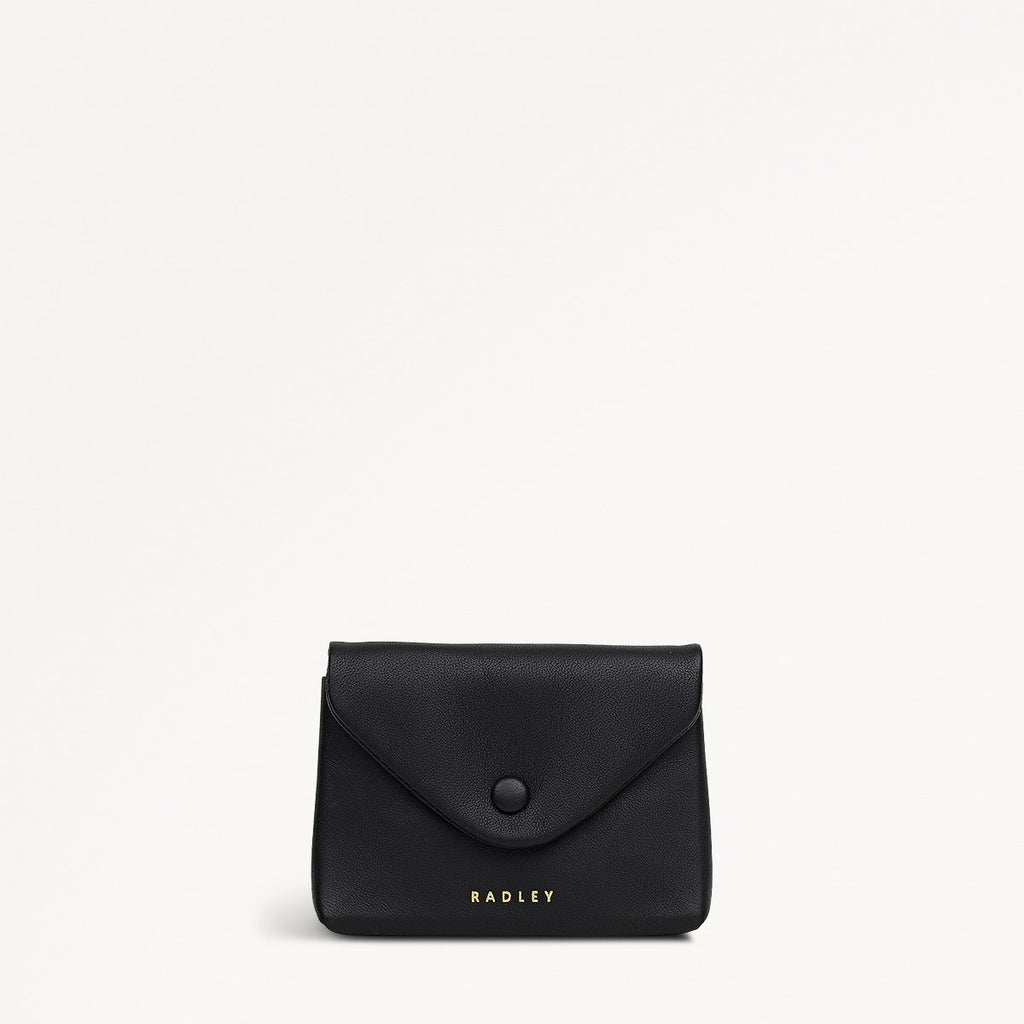 Mallow Street Small Ziptop Coin Wallet in Black - 112343