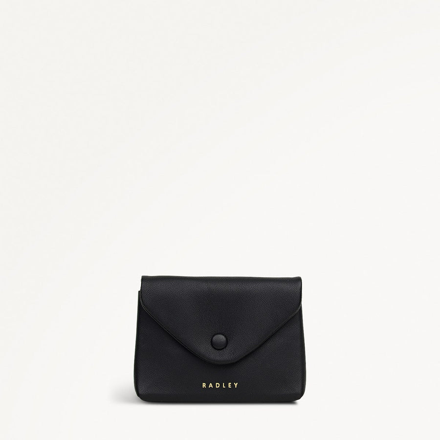 Mallow Street Small Ziptop Coin Wallet in Black - 112343