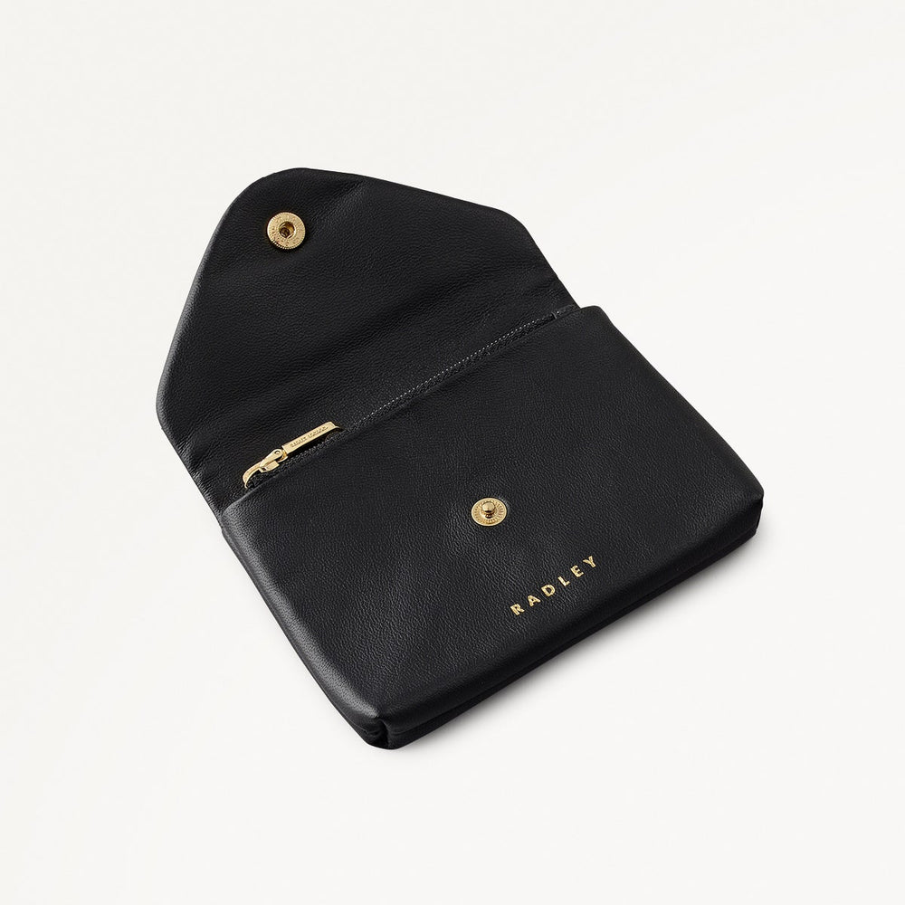 Mallow Street Small Ziptop Coin Wallet in Black - 112343