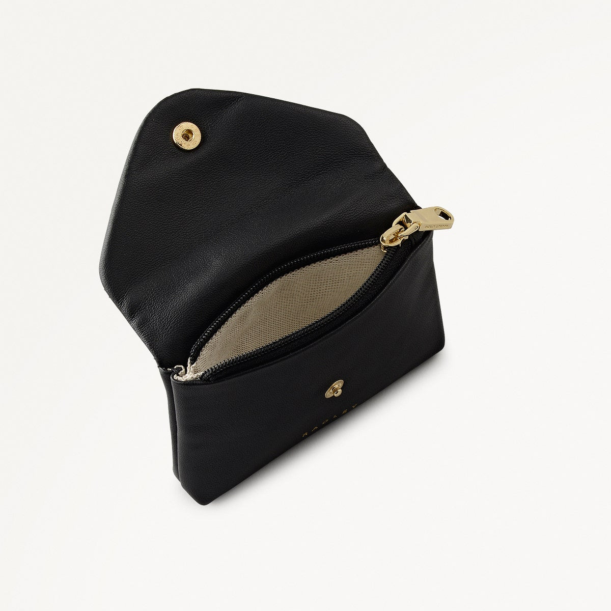 Mallow Street Small Ziptop Coin Wallet in Black - 112343
