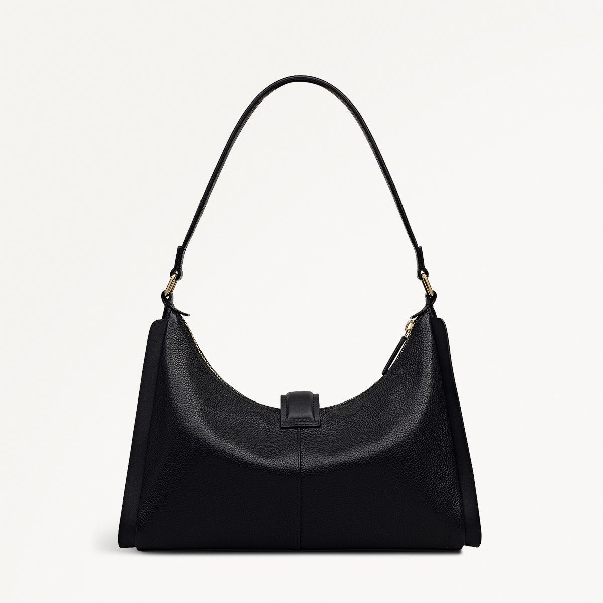 Sloane Mews Medium Ziptop Shoulder Black - 112349