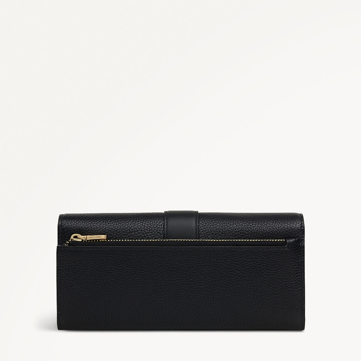 SLOANE MEWS LARGE FLAPOVER WALLET BLACK