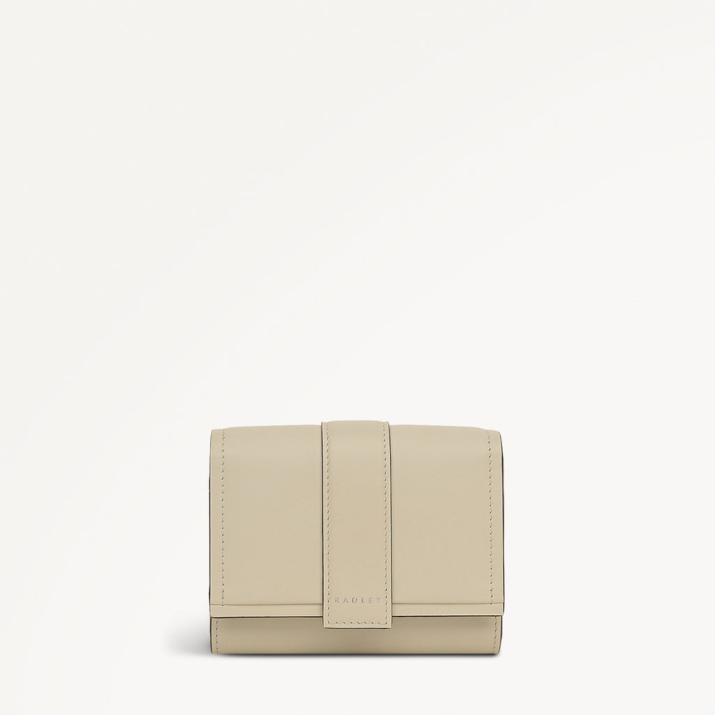 SLOANE MEWS MEDIUM FLAPOVER wallet SNOW
