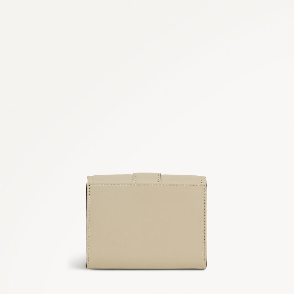 SLOANE MEWS MEDIUM FLAPOVER wallet SNOW