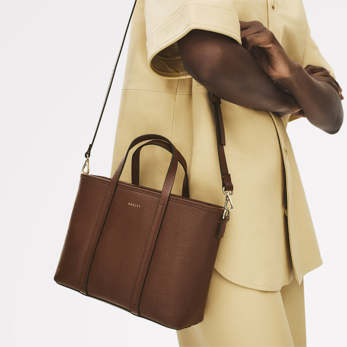 Chocolate Small Ziptop Grab | Templeton Place AW25 | Radley London
