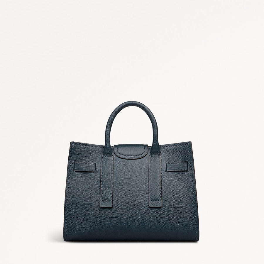 St Pancras Lane Small Open Top Grab Bag in Teal - 112400