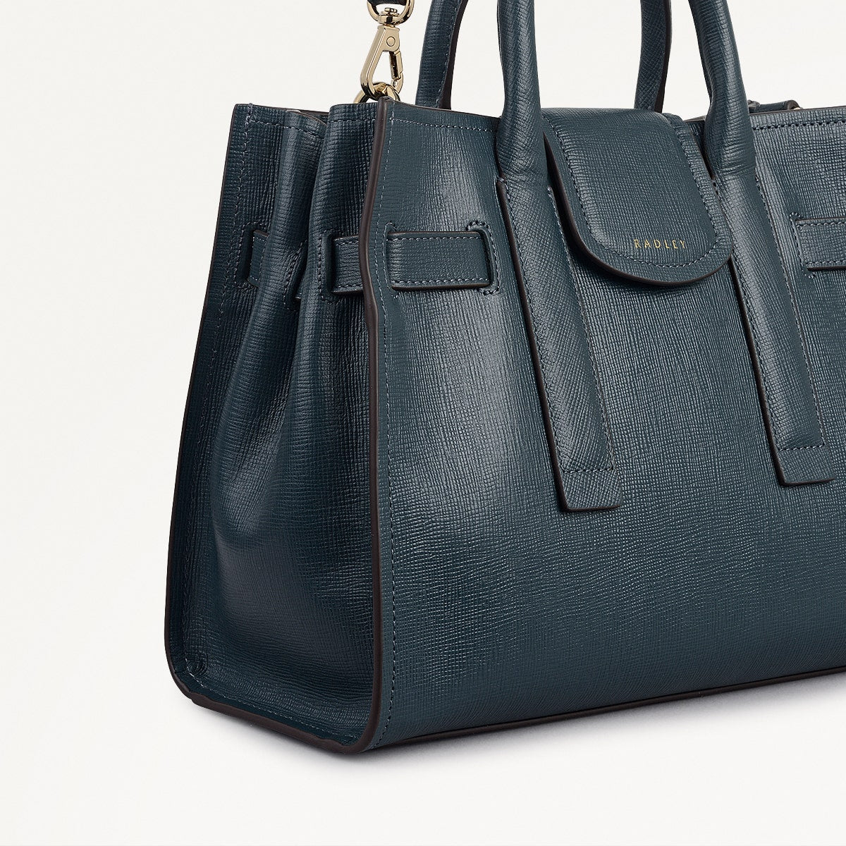 Teal Small Grab Bag | St Pancras Lane Saffiano AW25 | Radley