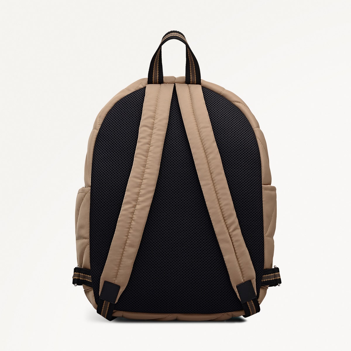 Danesfield Mews Fabric Large Ziptop Backpack in Stone - 112425