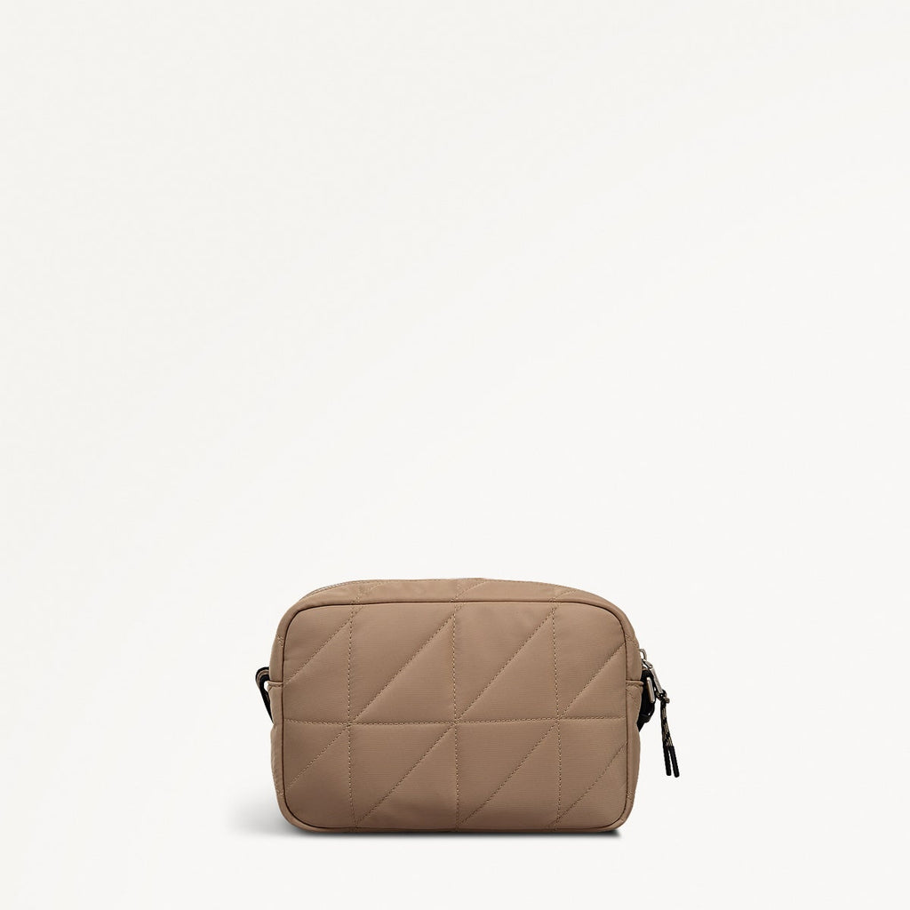 DANESFIELD MEWS - RESPONSIBLE MINI ZIP AROUND CROSS BODY STONE