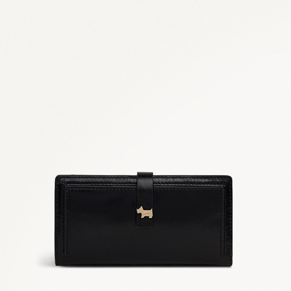 Newick Road Leather Large Bifold Wallet in Black - 112437