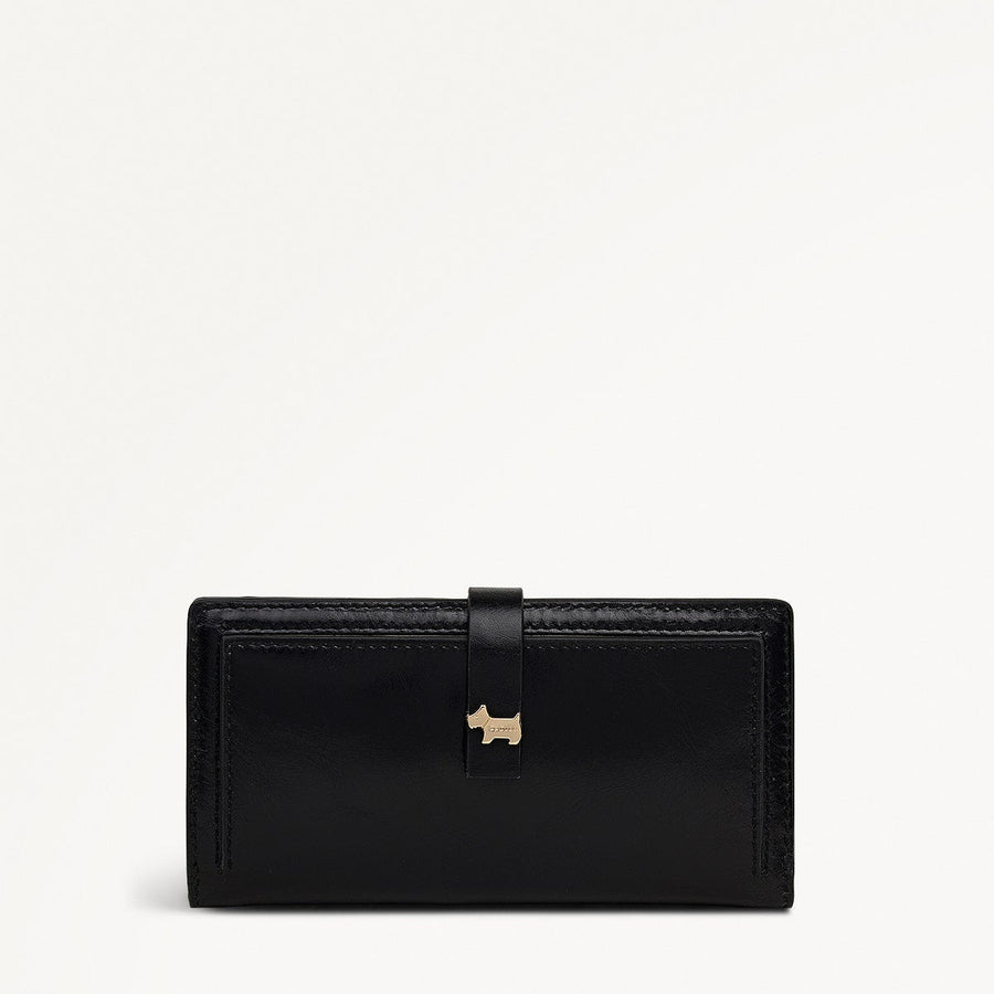 Newick Road Leather Large Bifold Wallet in Black - 112437