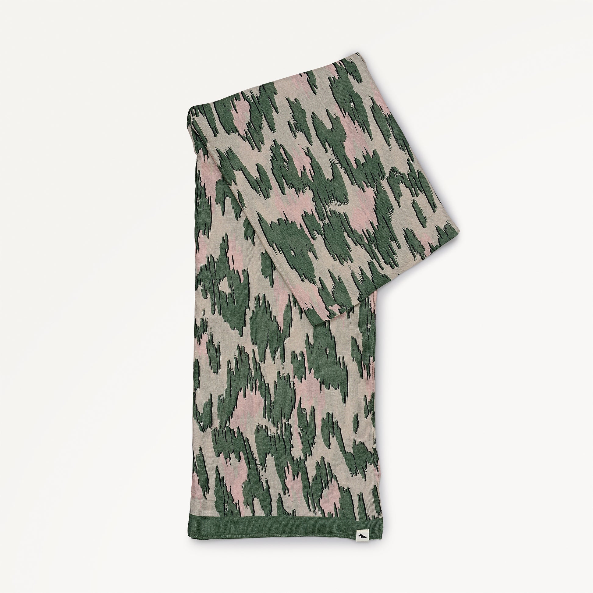 Leopard Fabric Scarf in Porcini - 112489