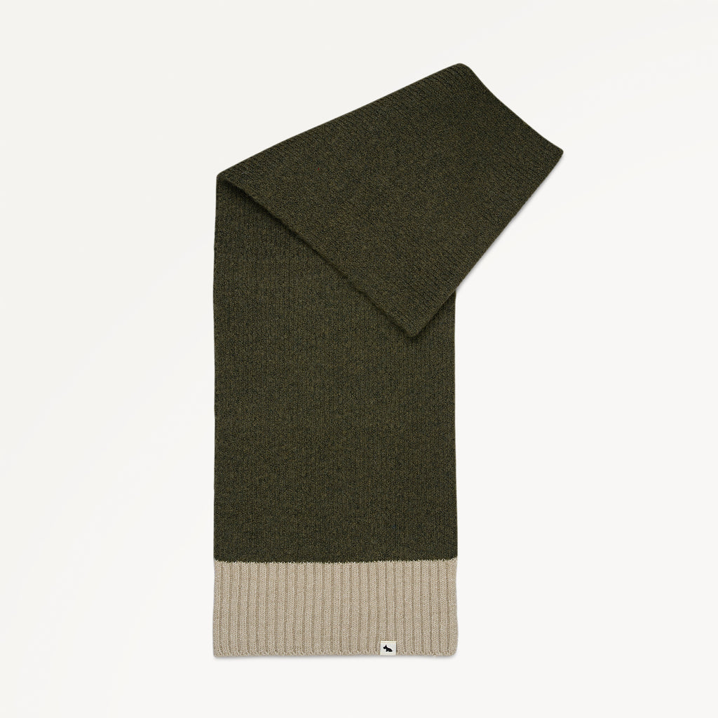 Knitters Lane Fabric Knitted Scarf in Pine Needle - 112510