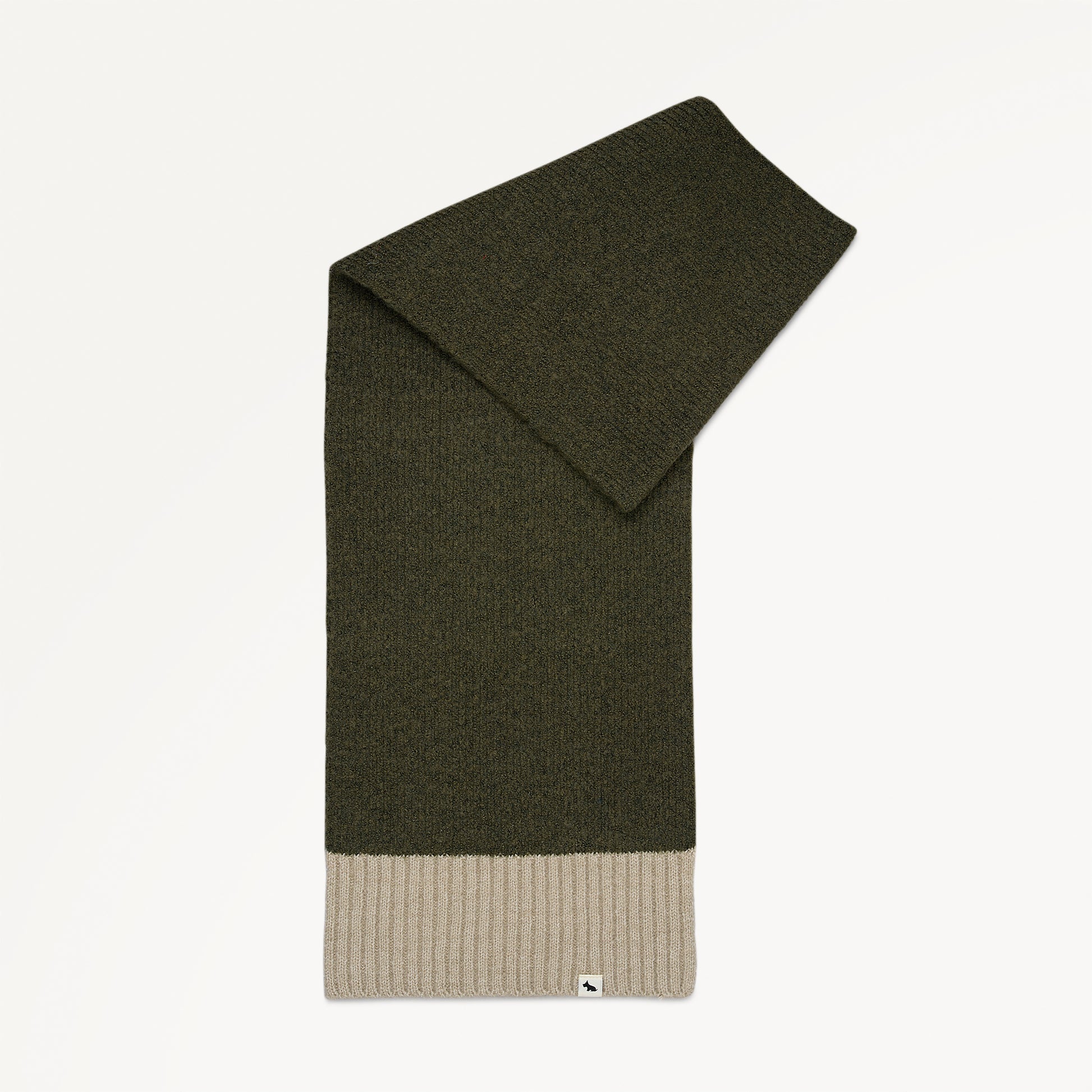 Knitters Lane Fabric Knitted Scarf in Pine Needle - 112510