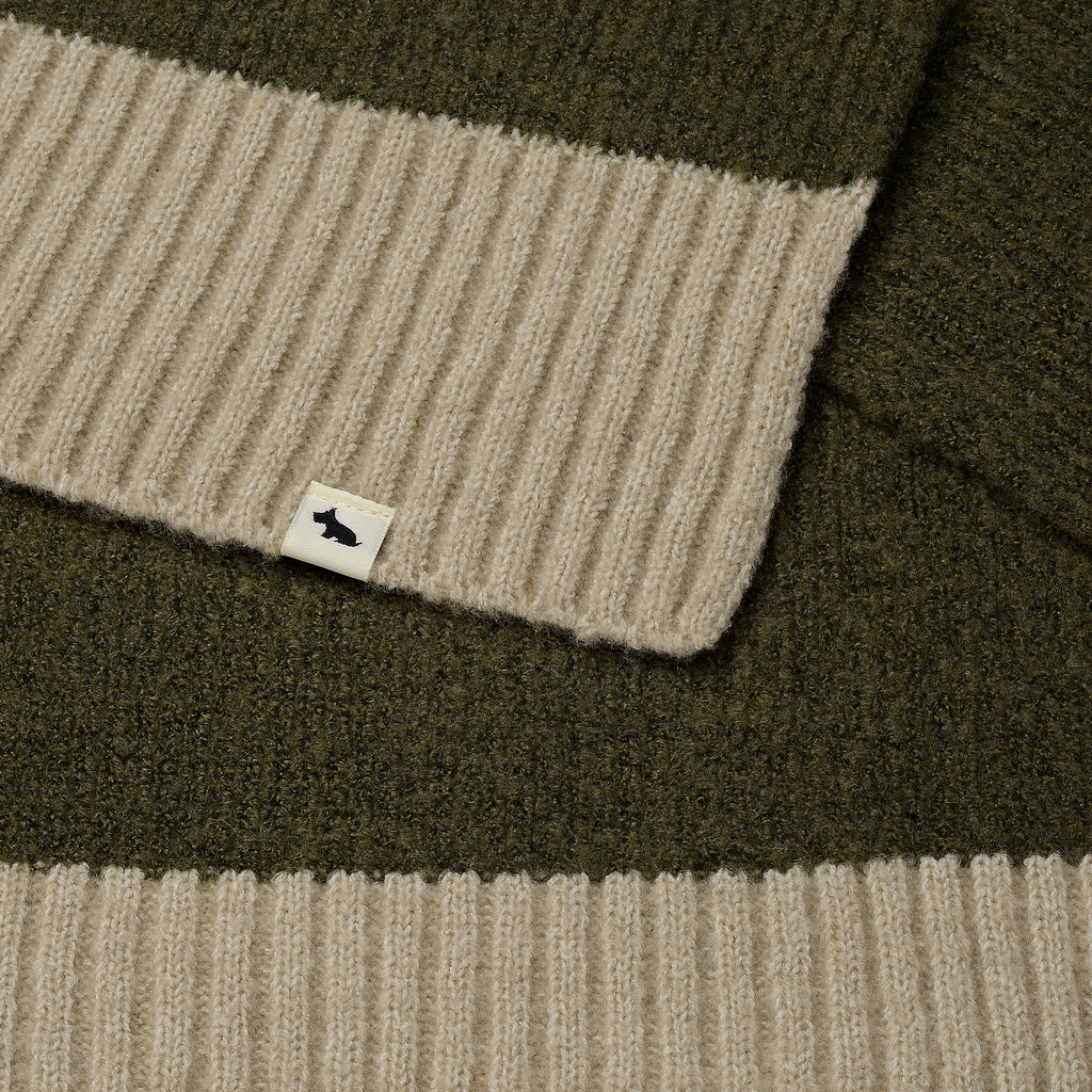 Knitters Lane Fabric Knitted Scarf in Pine Needle - 112510