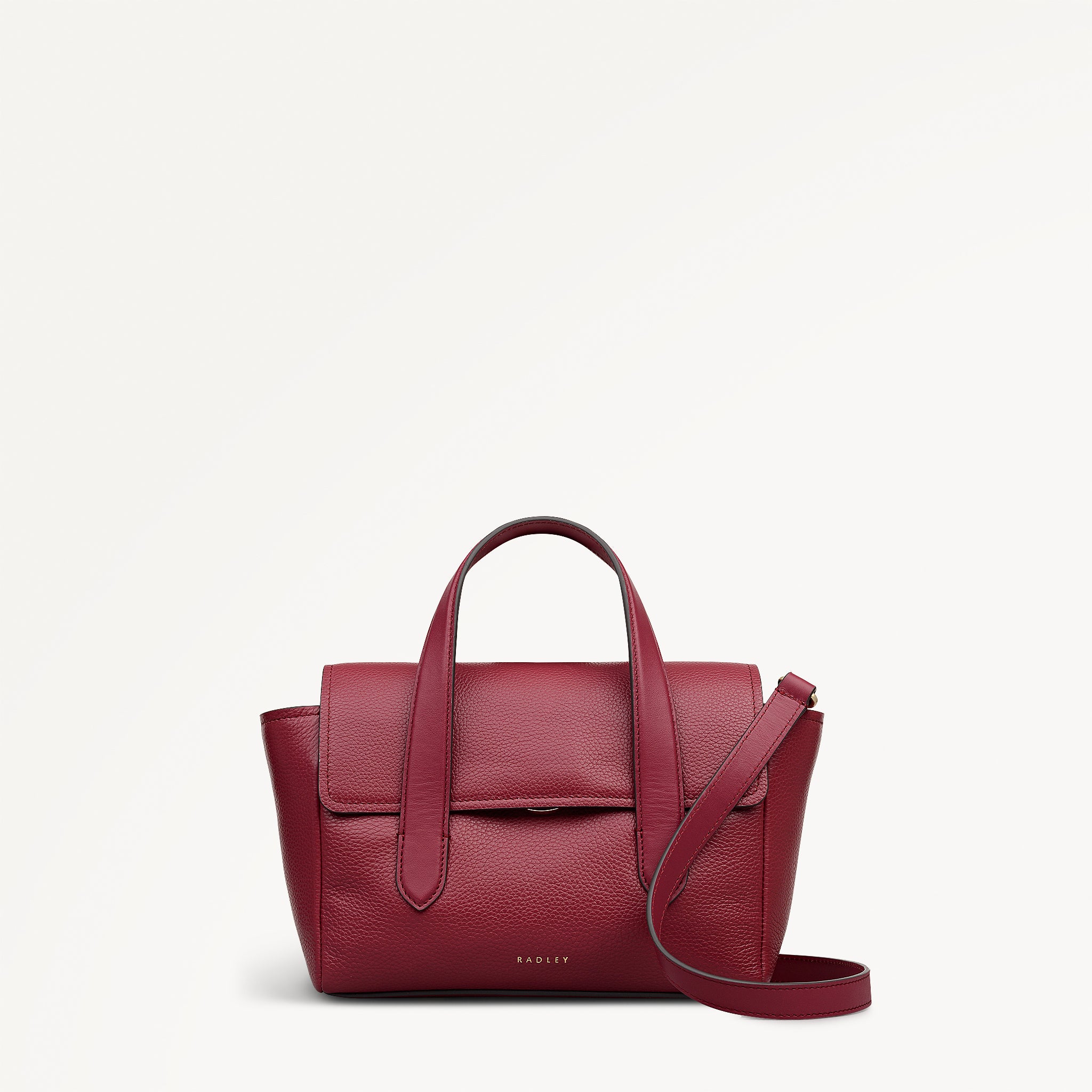 Mayfair Lane Leather Small Flapover Satchel - OHE14601