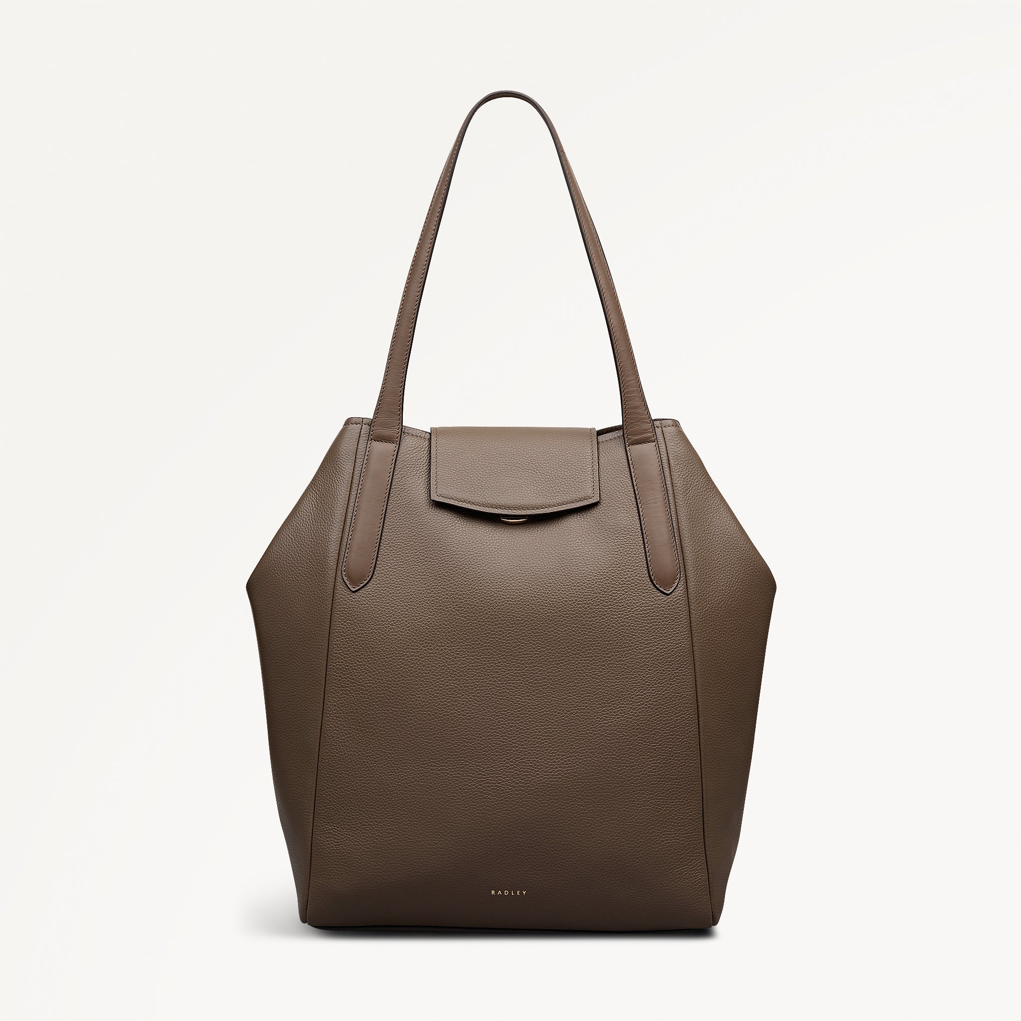 Coffee Large Flapover Tote | Mayfair Lane AW25 | Radley London