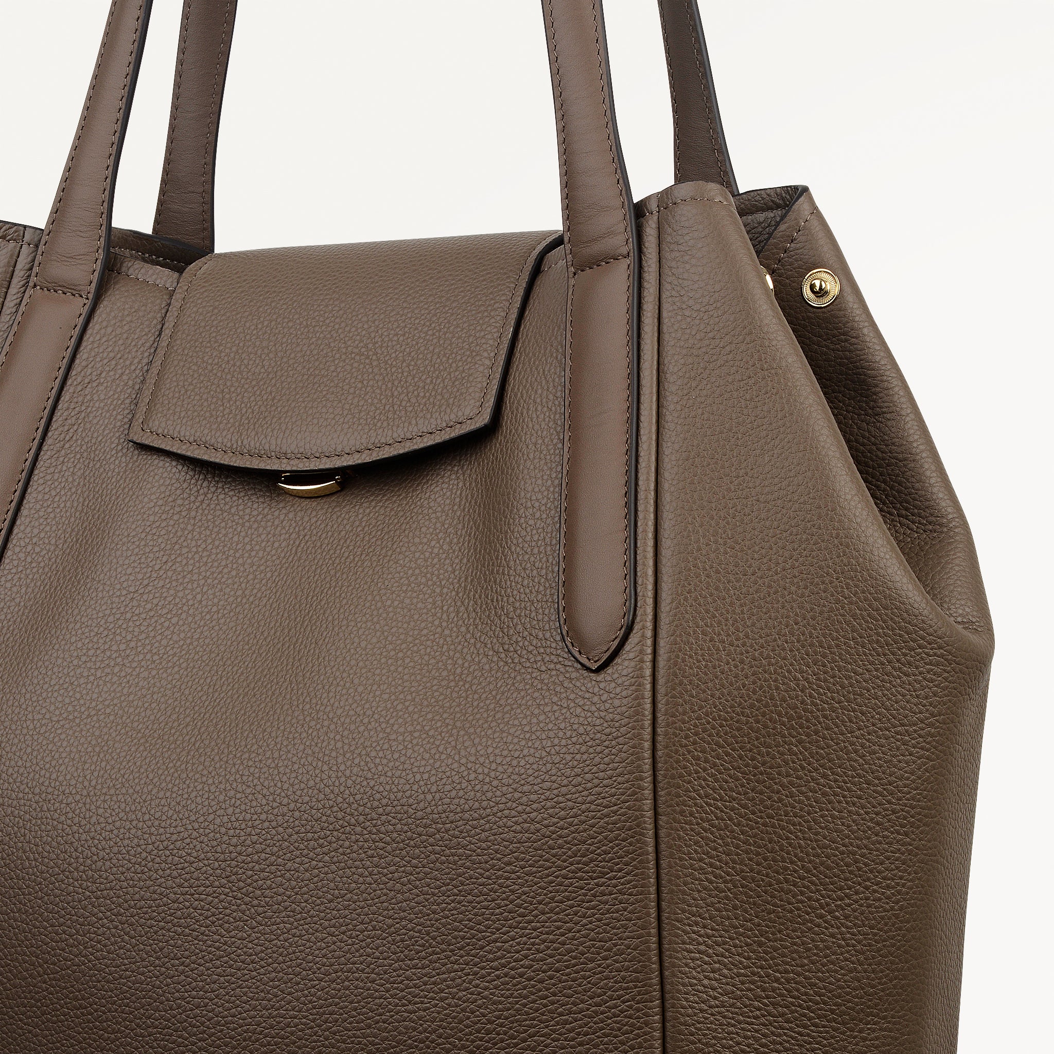 Coffee Large Flapover Tote | Mayfair Lane AW25 | Radley London