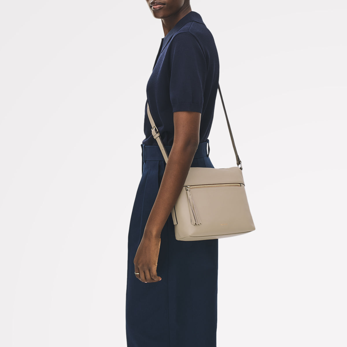 Porcini Small Ziptop Cross Body | Fountain Mews AW25 | Radley London
