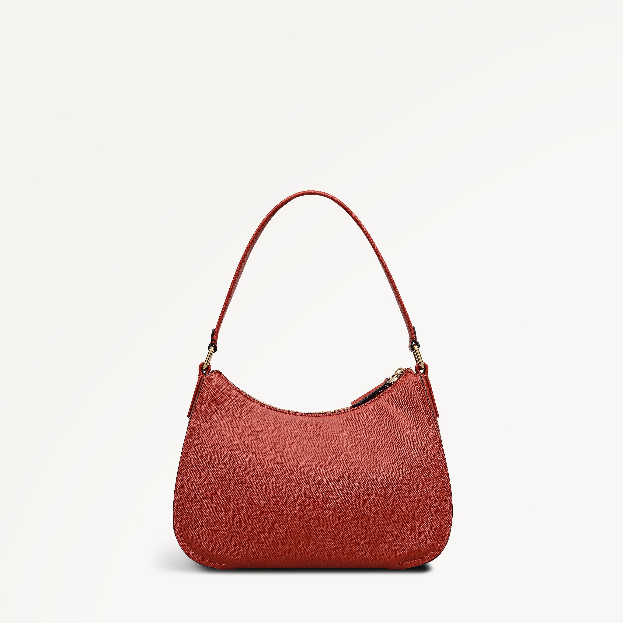 バッグ GARMENT LEATHER PADDED SHOULDERBAG 25AW Flame Medium Ziptop Shoulder Bag | Crosby Alley AW25 | Radley London
