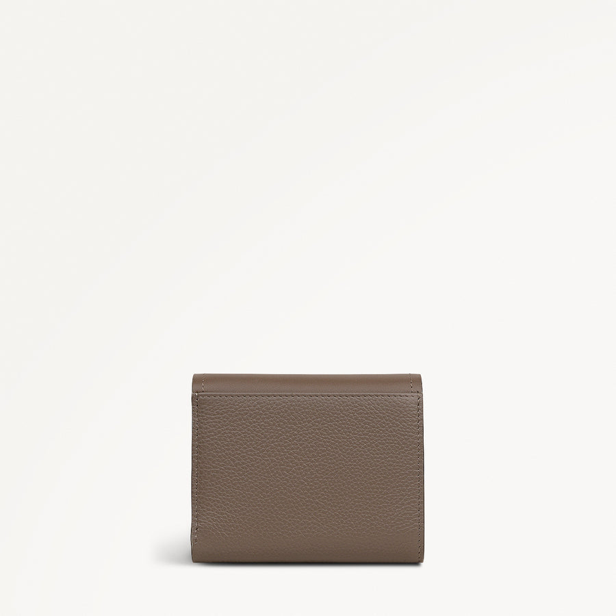 Mayfair Lane Leather Small Trifold Wallet in Coffee - 112685