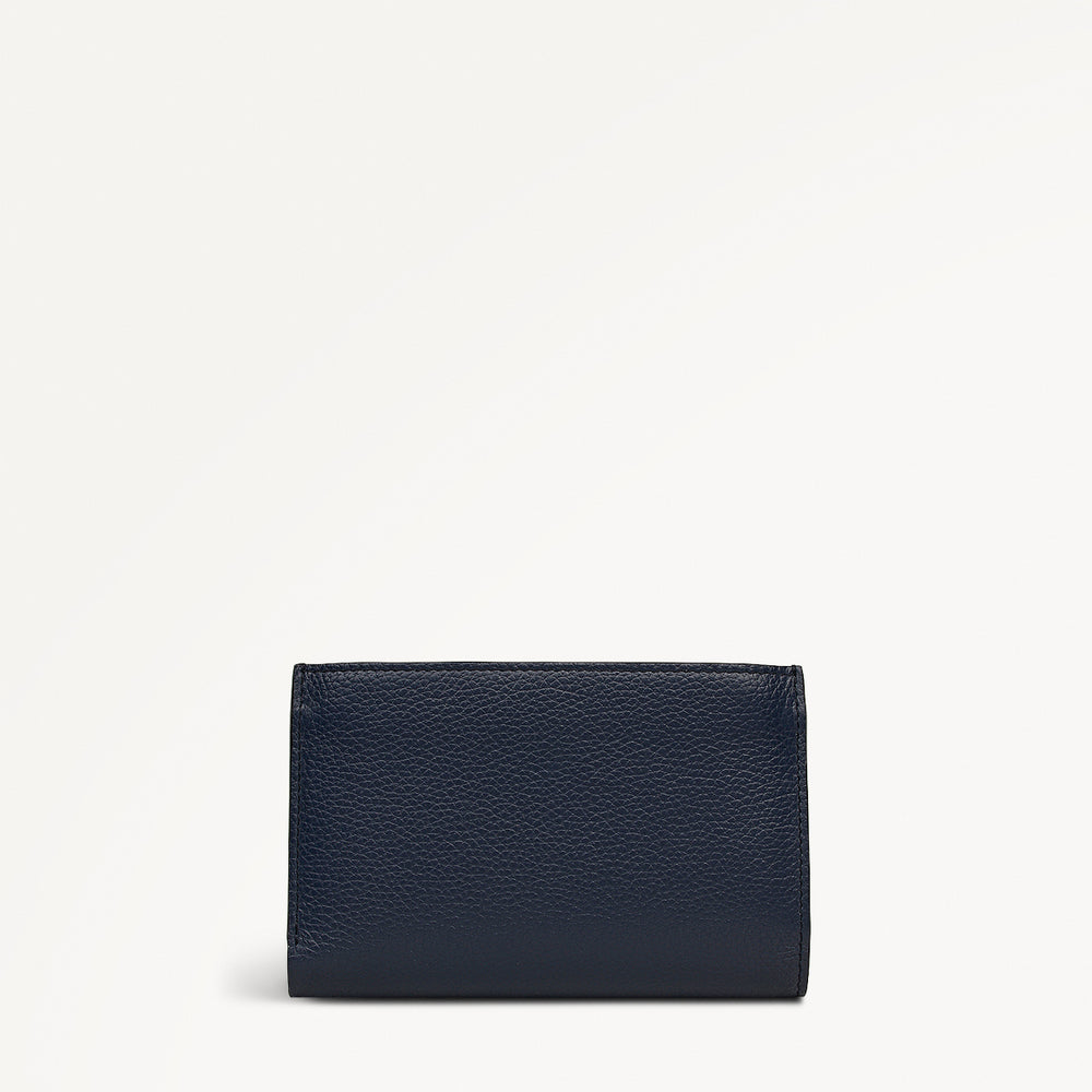 Fountain Mews Leather Medium Bifold Wallet in Ink - 112688
