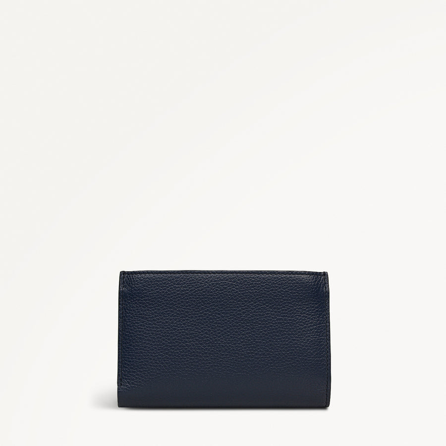 Fountain Mews Leather Medium Bifold Wallet in Ink - 112688