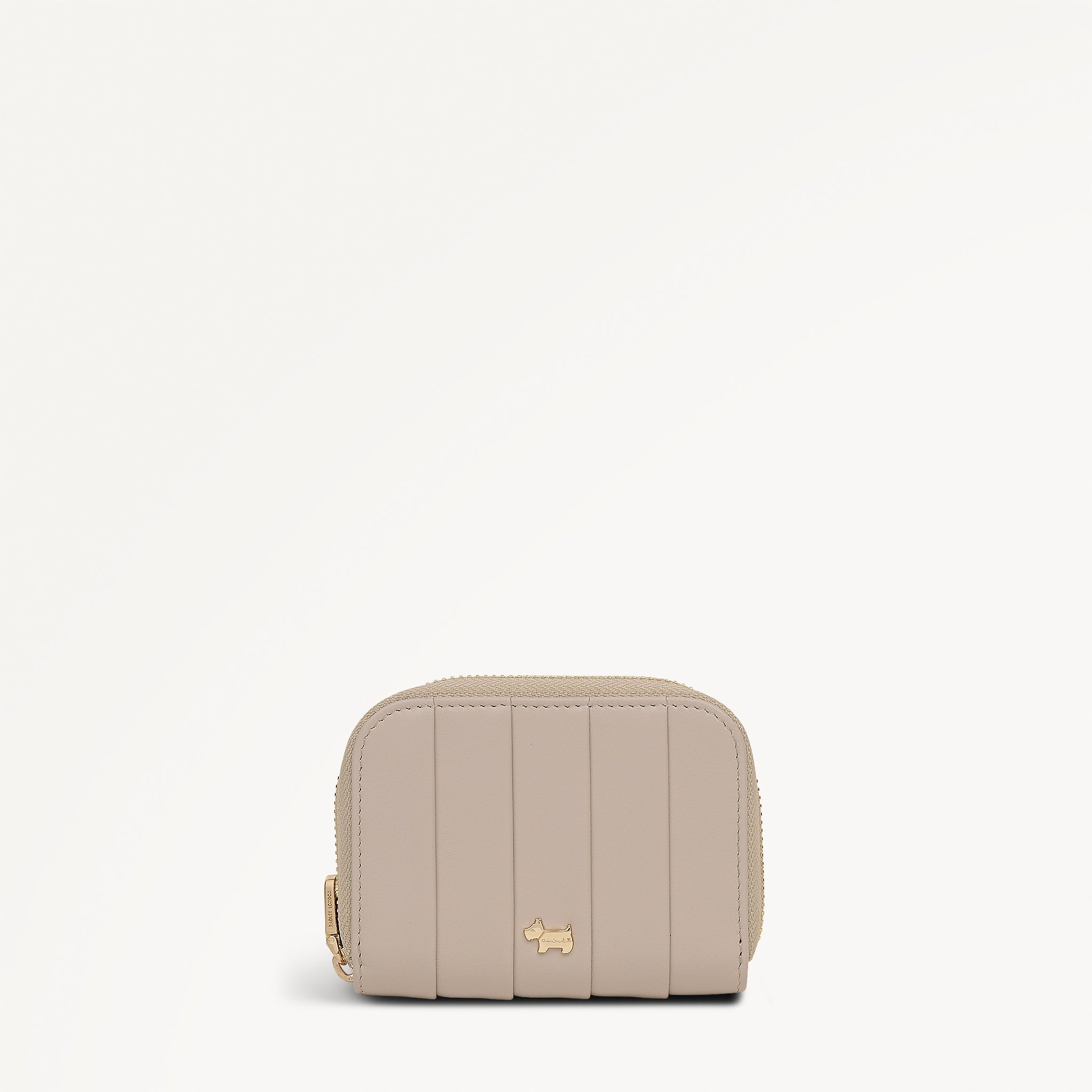 Burton Way Leather Small Zip Around Wallet in Porcini - 112705