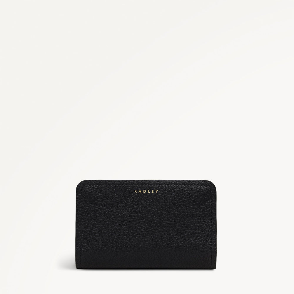 Elm Avenue Leather Medium Bifold Wallet in Black - 112710