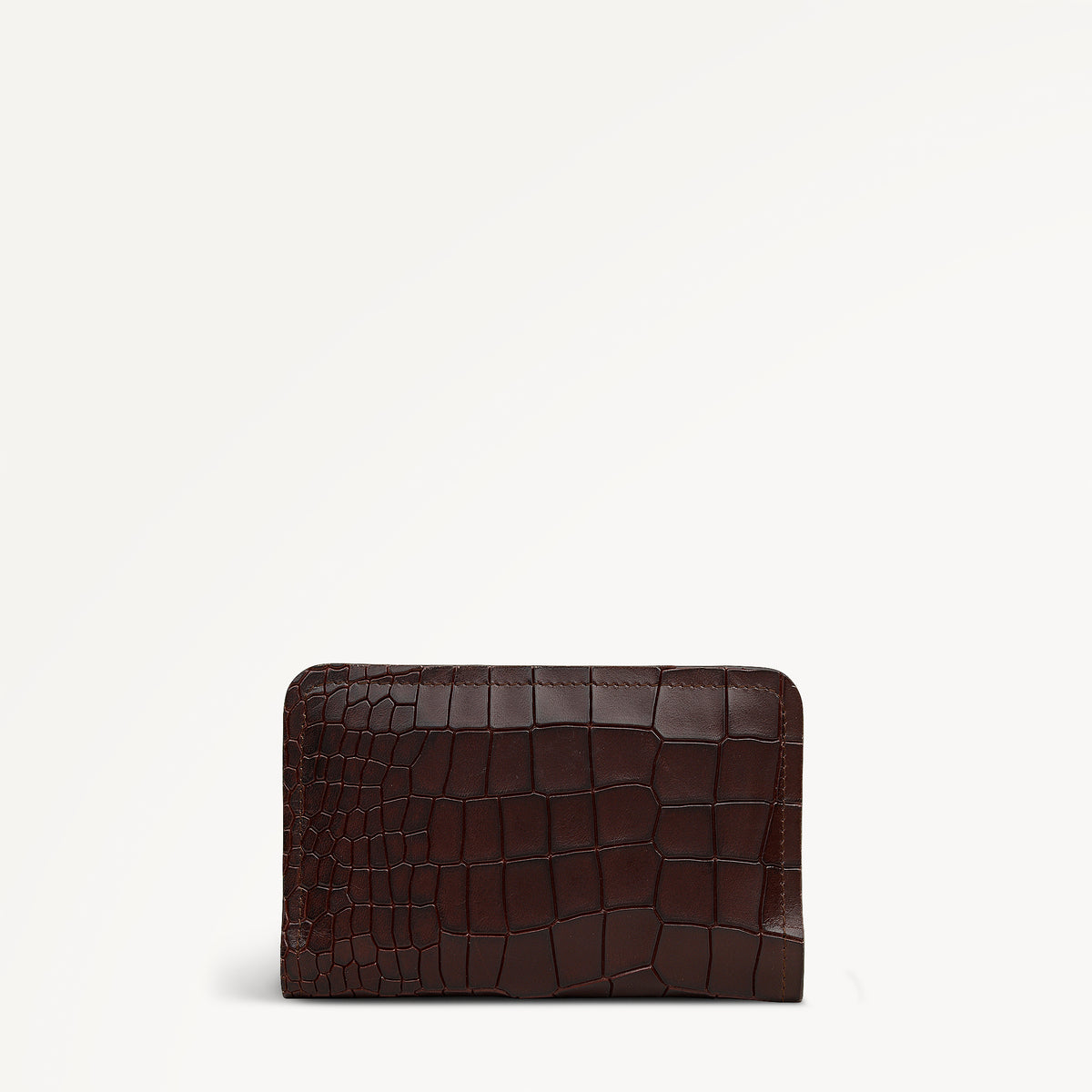 Elm Avenue Leather Medium Bifold Wallet in Dark Brown - 112714