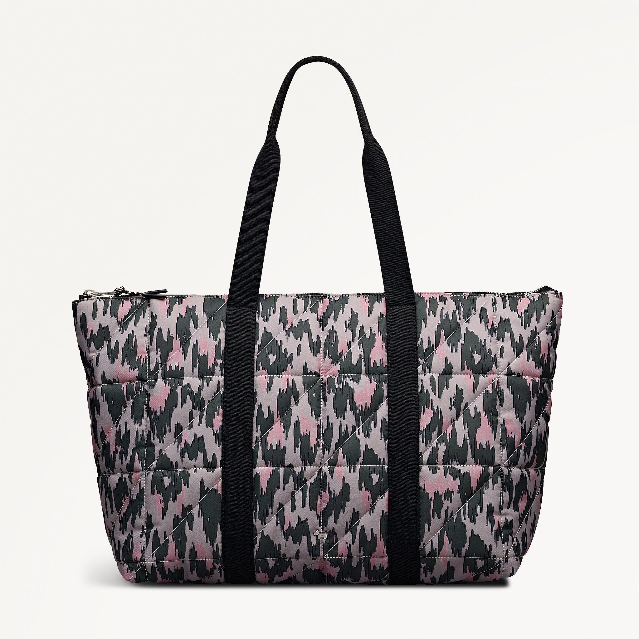 Hunter Green Large Ziptop Tote | Danesfield Leopard AW25 | Radley