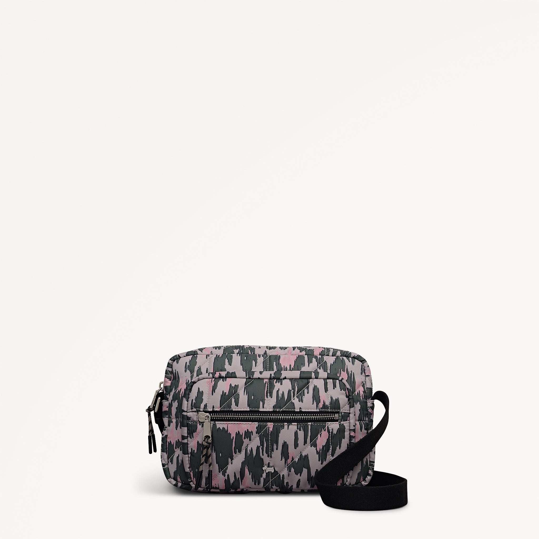 Hunter Green Small Ziptop Cross Body | Danesfield Leopard AW25