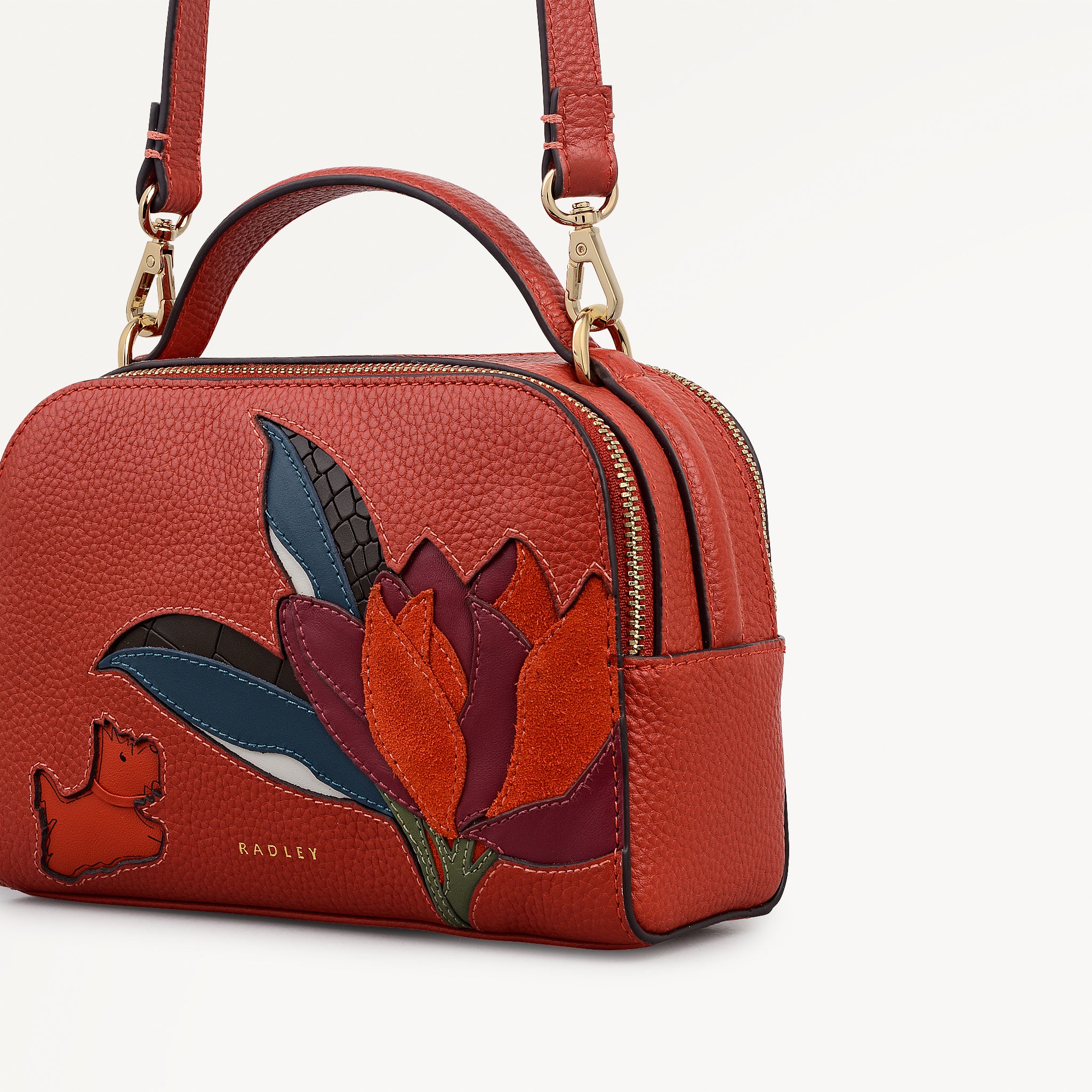 Flame Small Ziptop Cross Body | Nature Blooms AW25 | Radley London